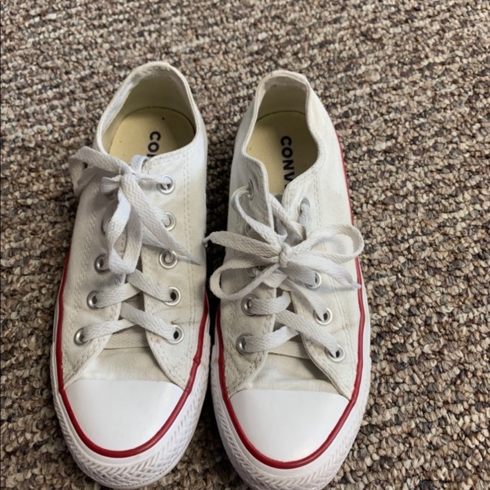 Classic white converse